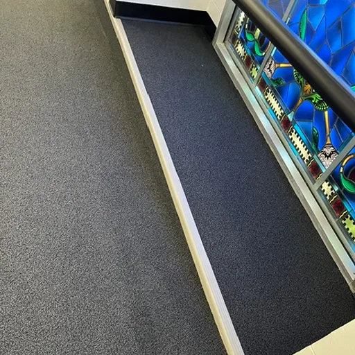 St. Olaf Church entry commercial carpet installation